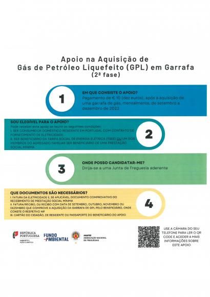 Bilha solidária - Apoio na Aquisição de Gás de Petróleo Liquefeito (GPL) em Garrafa (2ª fase)